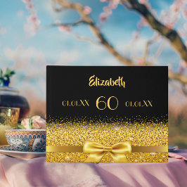 60. Geburtstag schwarzer Goldbug Gästebuch