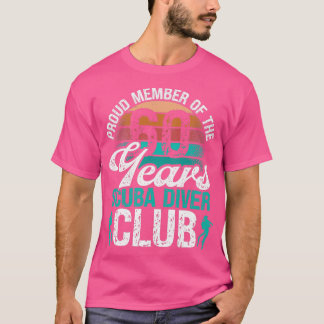 60 Geburtstag Scuba Diver Scuba Diving 60 Jahre al T-Shirt