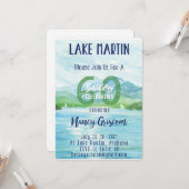 60. Geburtstag Seenwoche Karte (Vorderseite/Rückseite Beispiel)