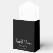 60. Geburtstag Silber Glitter Danke Geschenkschachtel (Offen)
