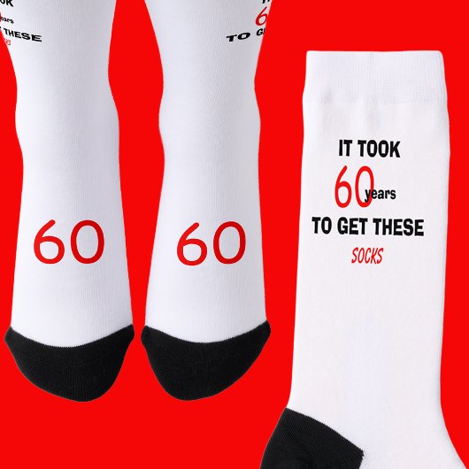 60. Geburtstag Socken Männer Lustig