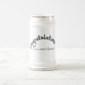 60. Geburtstag Stein Bierglas (Mittel)