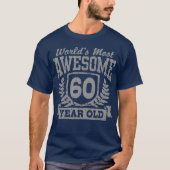 60. Geburtstag T-Shirt (Vorderseite)