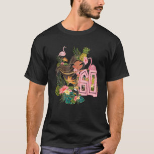 60. Geburtstag Tiki Party Pool Summer Hula Hawaiia T-Shirt