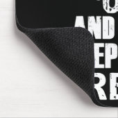 60. Geburtstag und immer noch Behaltend es reel Fi Mousepad (Ecke)