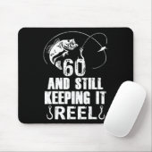 60. Geburtstag und immer noch Behaltend es reel Fi Mousepad (Mit Mouse)