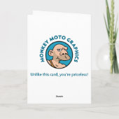 60. Geburtstag: Urbane Angst Karte (Rückseite)