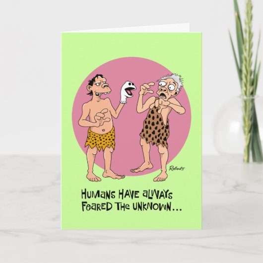 60. Geburtstag: Urbane Angst Karte (Vorderseite)