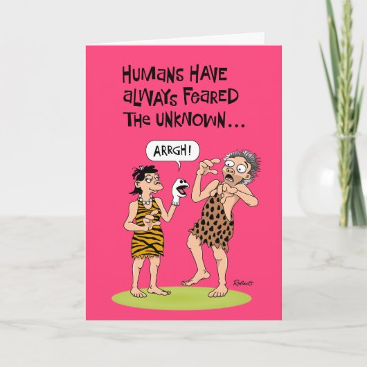 60. Geburtstag: Urbane Angst Karte (Vorderseite)