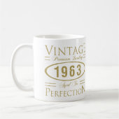60. Geburtstag Vintag 1963 Kaffeetasse (Links)