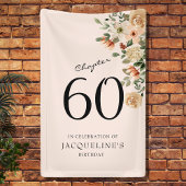 60. Geburtstag Vintag Banner