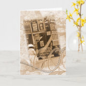 60. Geburtstag - Vintag, Nostalgie, Retro Geburtst Karte (Gelbe Blume)