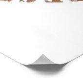 60. Geburtstag Vintag Poster (Ecke)