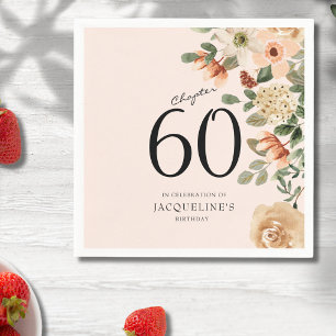 60. Geburtstag Vintag Serviette