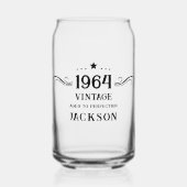 60. Geburtstag Vintage 1964 Dosenglas (Vorderseite)