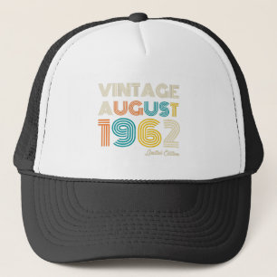 60. Geburtstag Vintage August 1972 limitierte Aufl Truckerkappe