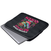 60. Geburtstag wie eine Königin glücklich 60 Jahre Laptopschutzhülle (Vorne Knopf)