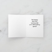 **60. GEBURTSTAG WÜNSCHT VON DER COMEDIC SPANIEL** KARTE (Innenseite)