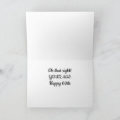 *60. GEBURTSTAG WÜNSCHT* WAS IST AUFGEHOBEN? DEIN  KARTE (Innenseite)