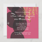 60. Geburtstags-Bash-Party | Vorlage | DIY (Rückseite)