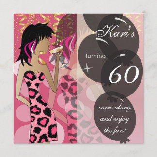 60. Geburtstags-Bash-Party | Vorlage | DIY