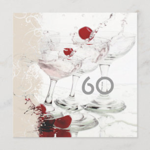 60-Geburtstags-Feier-Partymajor FERTIGEN besonders Einladung