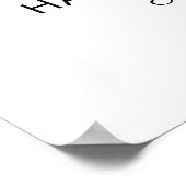 60. Geburtstags-Fotocollage Poster (Ecke)