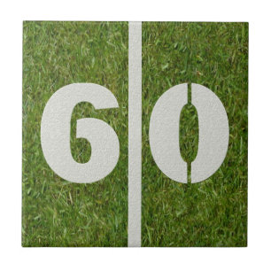 60. Geburtstags-Fußball-kundengerechte Fliese