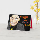 60. GEBURTSTAGS-KARTE KARTE (Gelbe Blume)