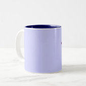 60. Geburtstags-Katzen-Geschenke Zweifarbige Tasse (Vorderseite Links)