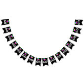 60. Geburtstagsballons Wimpelkette (Alle)