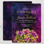 60. Geburtstagseinladung Thyme Einladung (Vorne/Hinten)