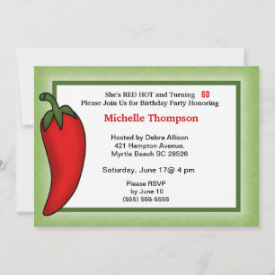 60. Geburtstagseinladungen Einladung