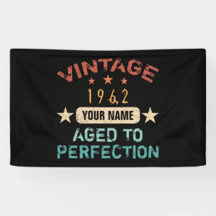 60. Geburtstagsfeier 1962 Namen hinzufügen Banner