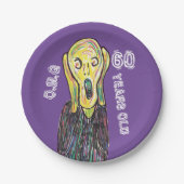 60. Geburtstagsfeier 60 Jahre Pappteller (Vorderseite)