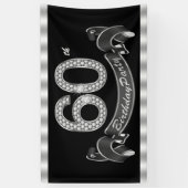 60. Geburtstagsfeier Banner (Vertikal)