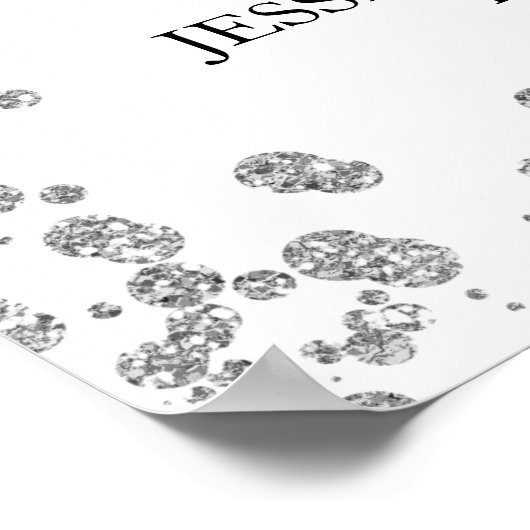 60. Geburtstagsfeier Begrüßungszeichen Poster (Ecke)