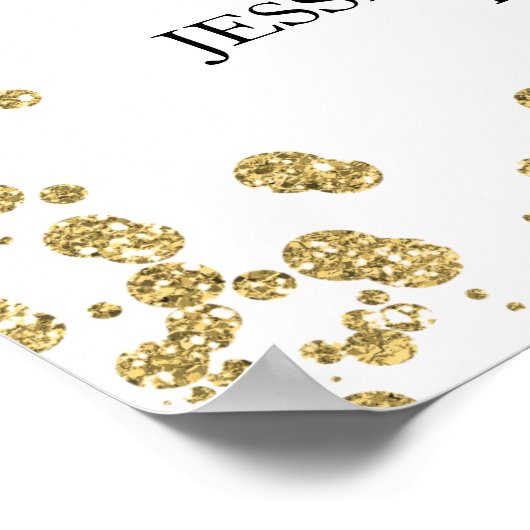 60. Geburtstagsfeier Begrüßungszeichen Poster (Ecke)