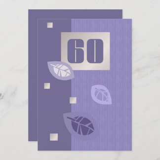 60. Geburtstagsfeier Custom Einladungen