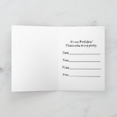 60. Geburtstagsfeier Einladung (Innenseite)