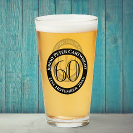 60. Geburtstagsfeier Glas