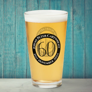 60. Geburtstagsfeier Glas