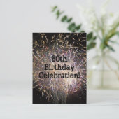 60. Geburtstagsfeier Postkarte (Stehend Vorderseite)
