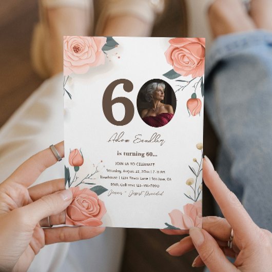 60. Geburtstagsfeier und Rote Feier Einladungen