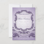 60. Geburtstagsfeier Vintag Frame Einladung (Rückseite)