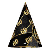 60. Geburtstagsfeiertag Partyhütchen (Links)