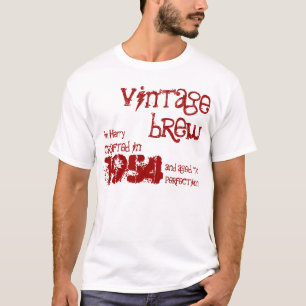 60. Geburtstagsgeschenk 1954 Vintage Brew V07M T-Shirt