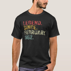 60. Geburtstagsgeschenk 60 Jahre alte Legende seit T-Shirt