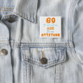 60. Geburtstagsgeschenk Button (Beispiel)