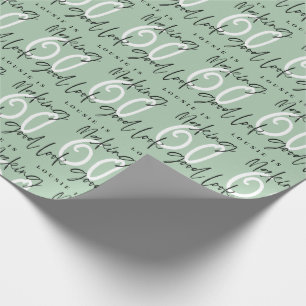 60 Geburtstagsgeschenk gut aussehen lassen Geschenkpapier
